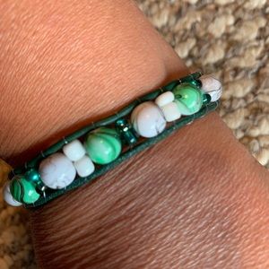 Hand made wrap beaded bracelet